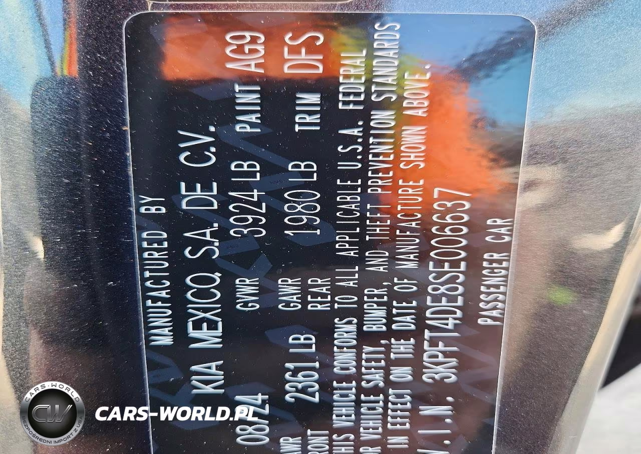 2025 Kia K4 VIN:3KPFT4DE8SE006637 - 13