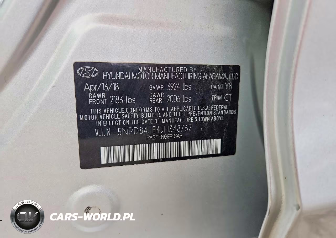 2018 Hyundai Elantra Value Edition VIN:5NPD84LF4JH348762 - 12