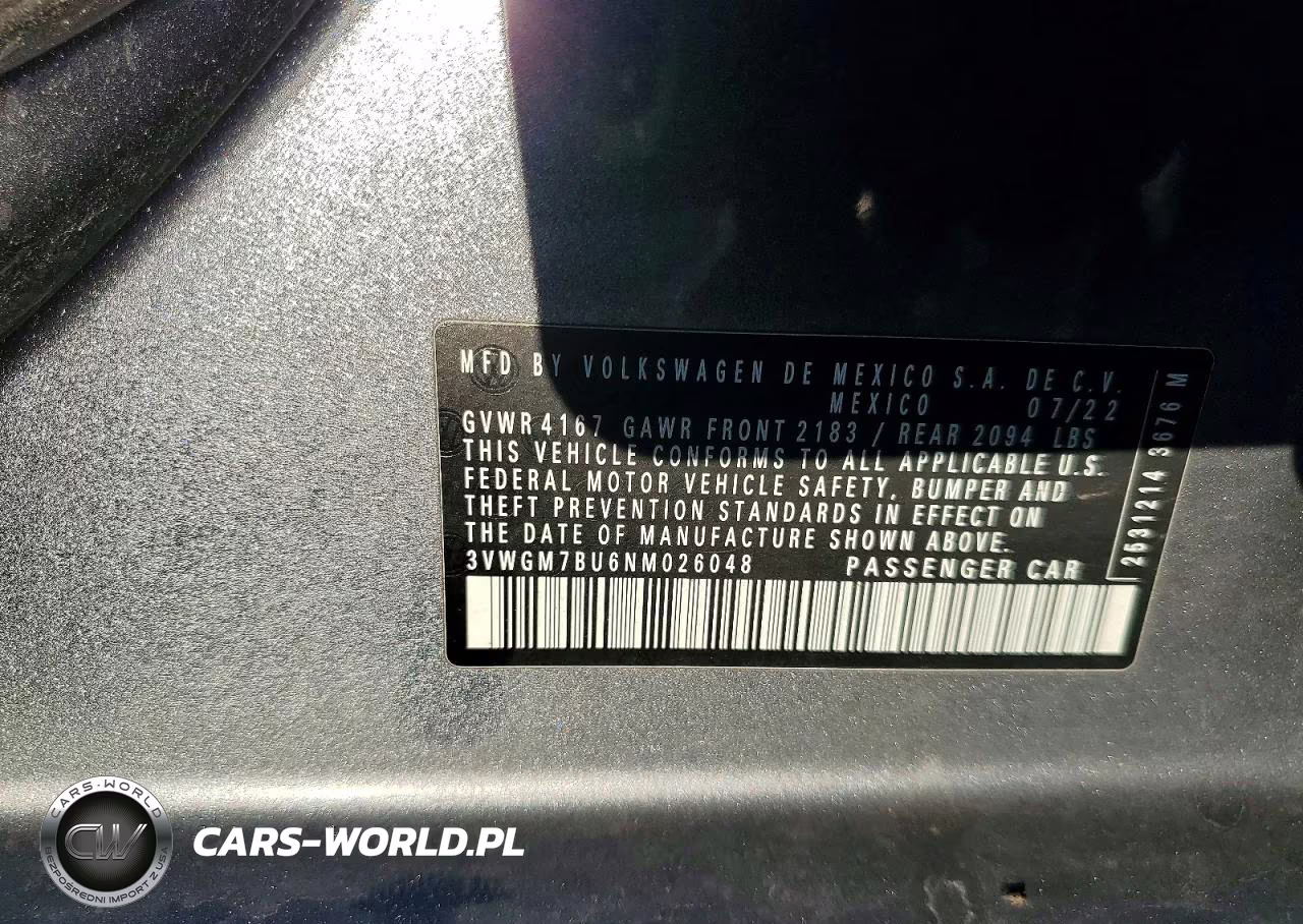 2022 Volkswagen Jetta Sel VIN:3VWGM7BU6NM026048 - 12