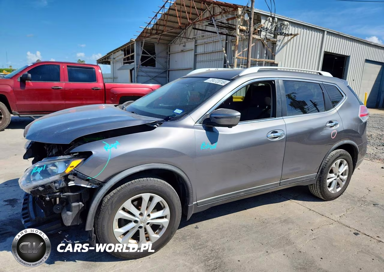 2016 Nissan Rogue Sv VIN:KNMAT2MT0GP737339 - 1