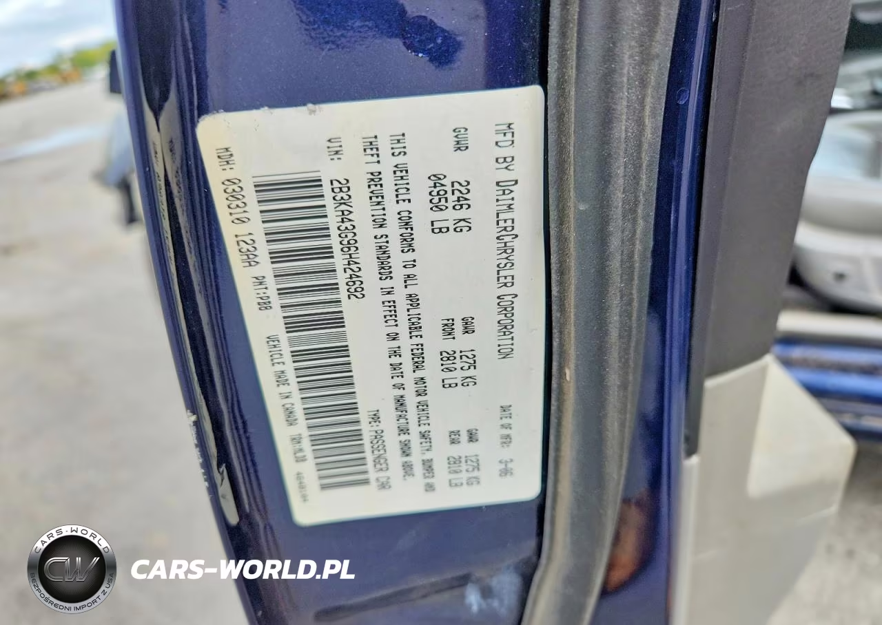 2006 Dodge Charger Se VIN:2B3KA43G96H424692 - 12