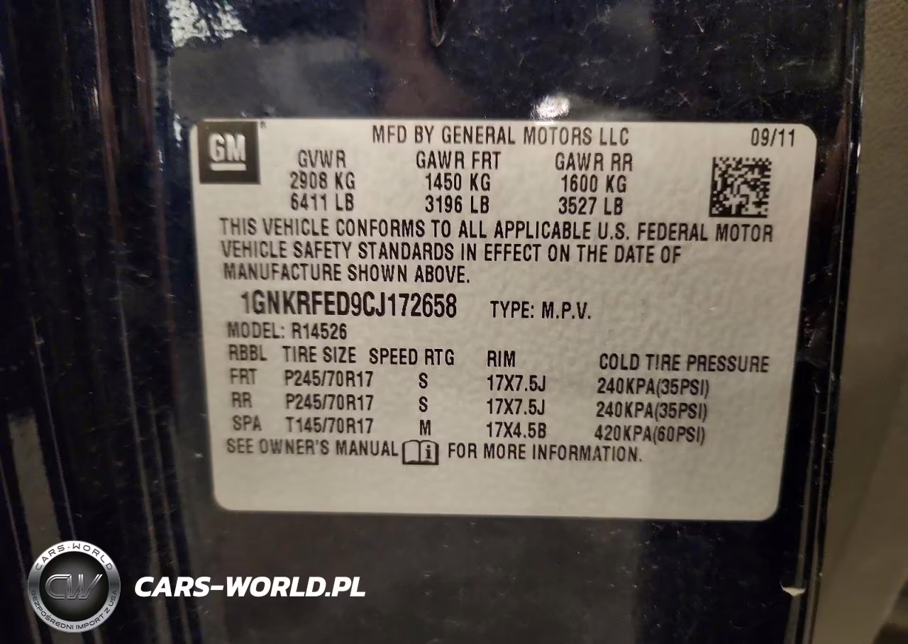 2012 Chevrolet Traverse Ls VIN:1GNKRFED9CJ172658 - 13