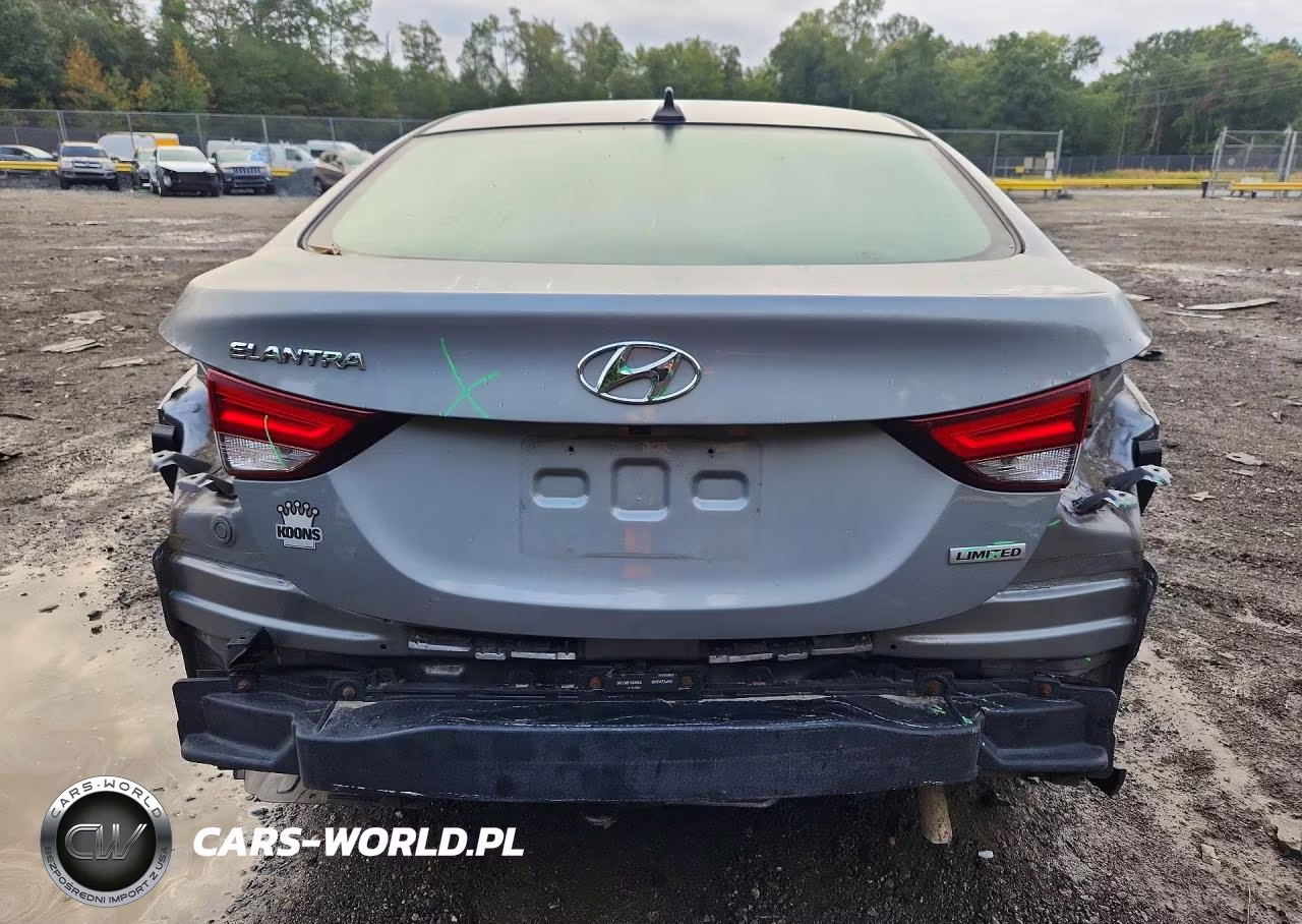 2015 Hyundai Elantra Limited VIN:KMHDH4AE6FU456707 - 6