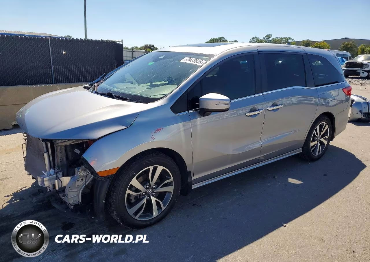 2022 Honda Odyssey Touring VIN:5FNRL6H85NB023343 - 1