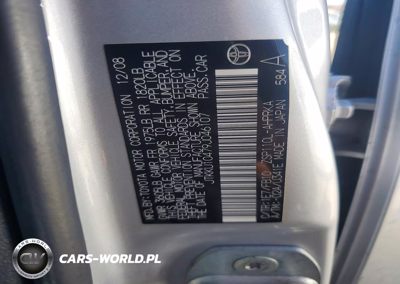 2009 Scion Xd Base VIN:JTKKU10479J046107 - 13