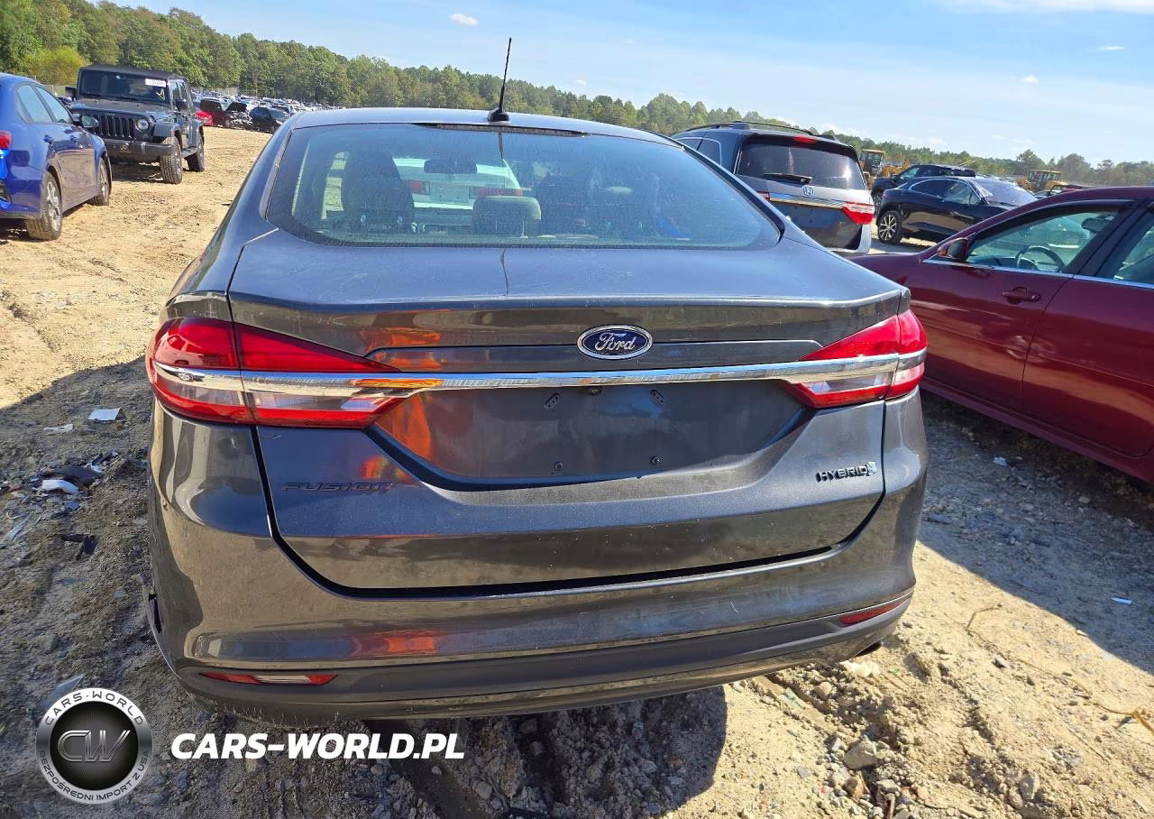 2018 Ford Fusion S Hybrid VIN:3FA6P0UU6JR122243 - 6