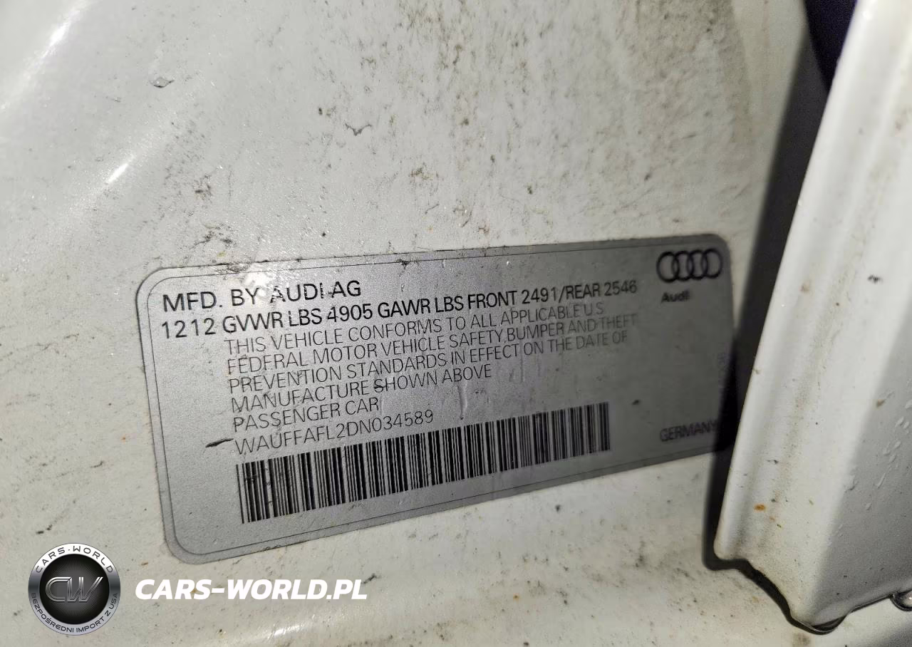 2013 Audi A4 Premium Plus VIN:WAUFFAFL2DN034589 - 12