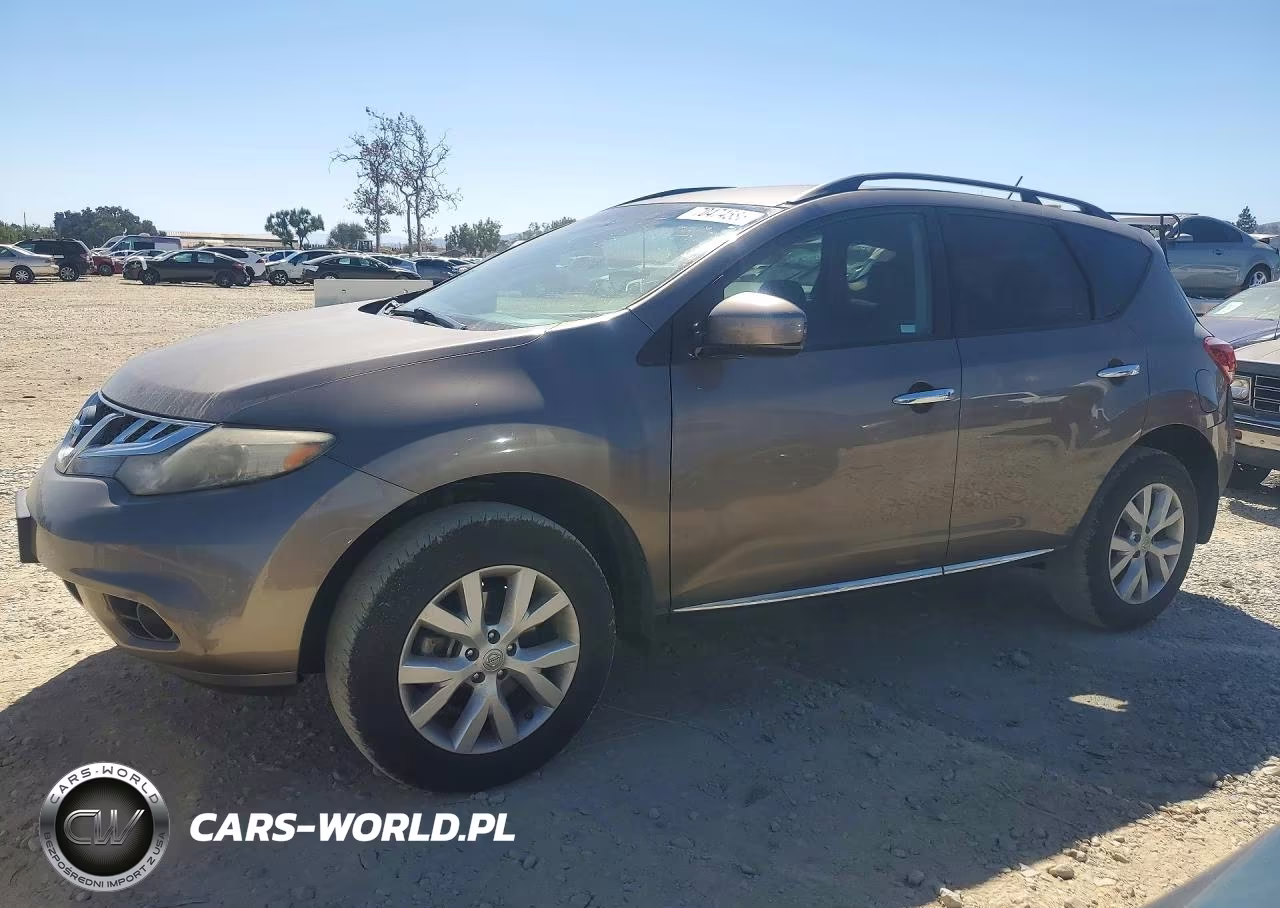 2014 Nissan Murano Sv VIN:JN8AZ1MU1EW420629 - 1