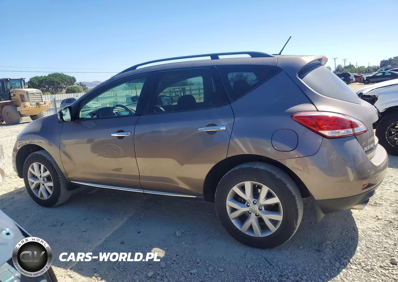 2014 Nissan Murano Sv VIN:JN8AZ1MU1EW420629 - 2