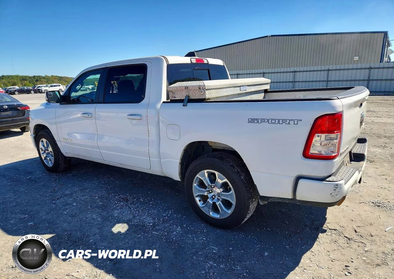 2021 Ram 1500 Big Horn-Lone Star VIN:1C6SRFFT5MN509343 - 2