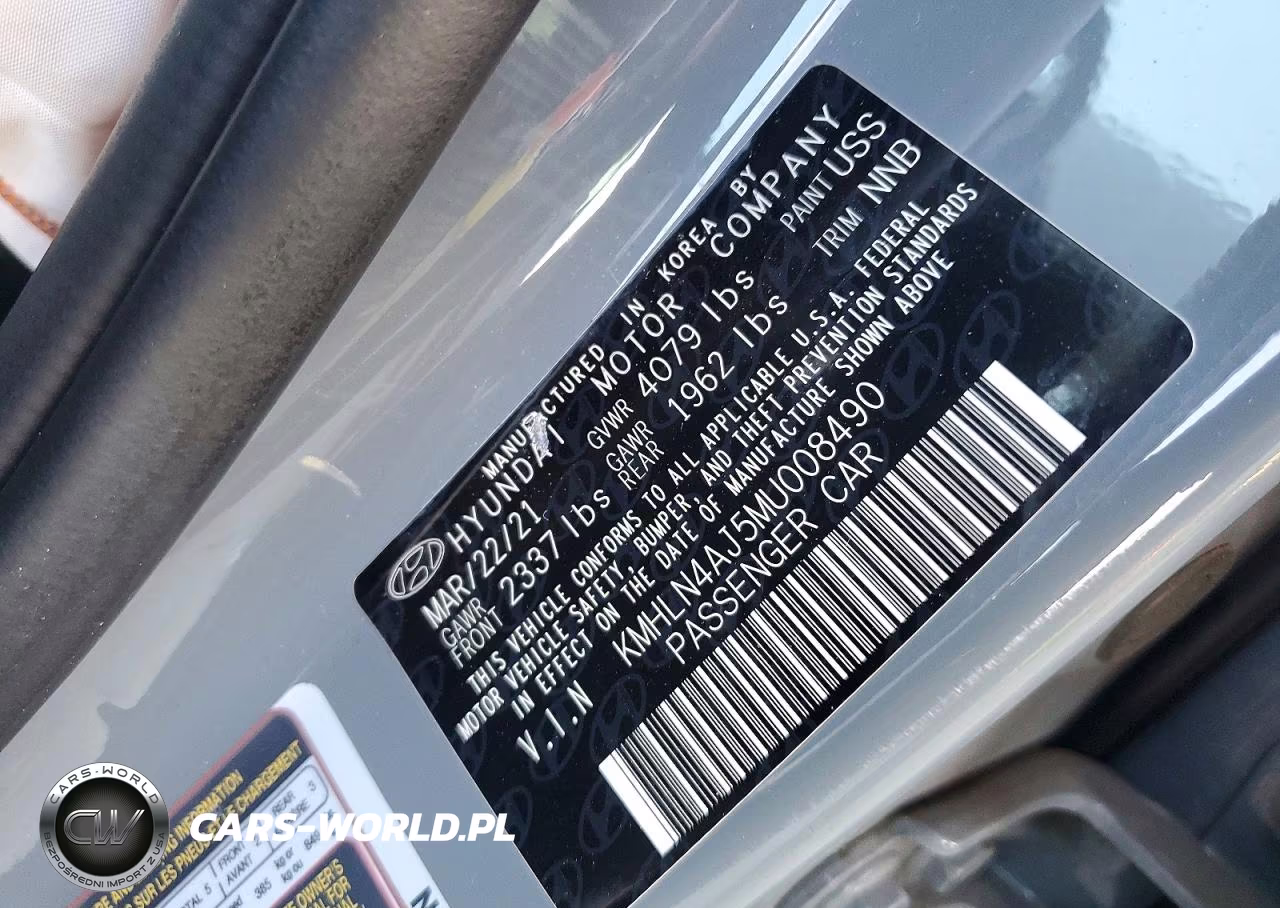 2021 Hyundai Elantra Limited VIN:KMHLN4AJ5MU008490 - 12
