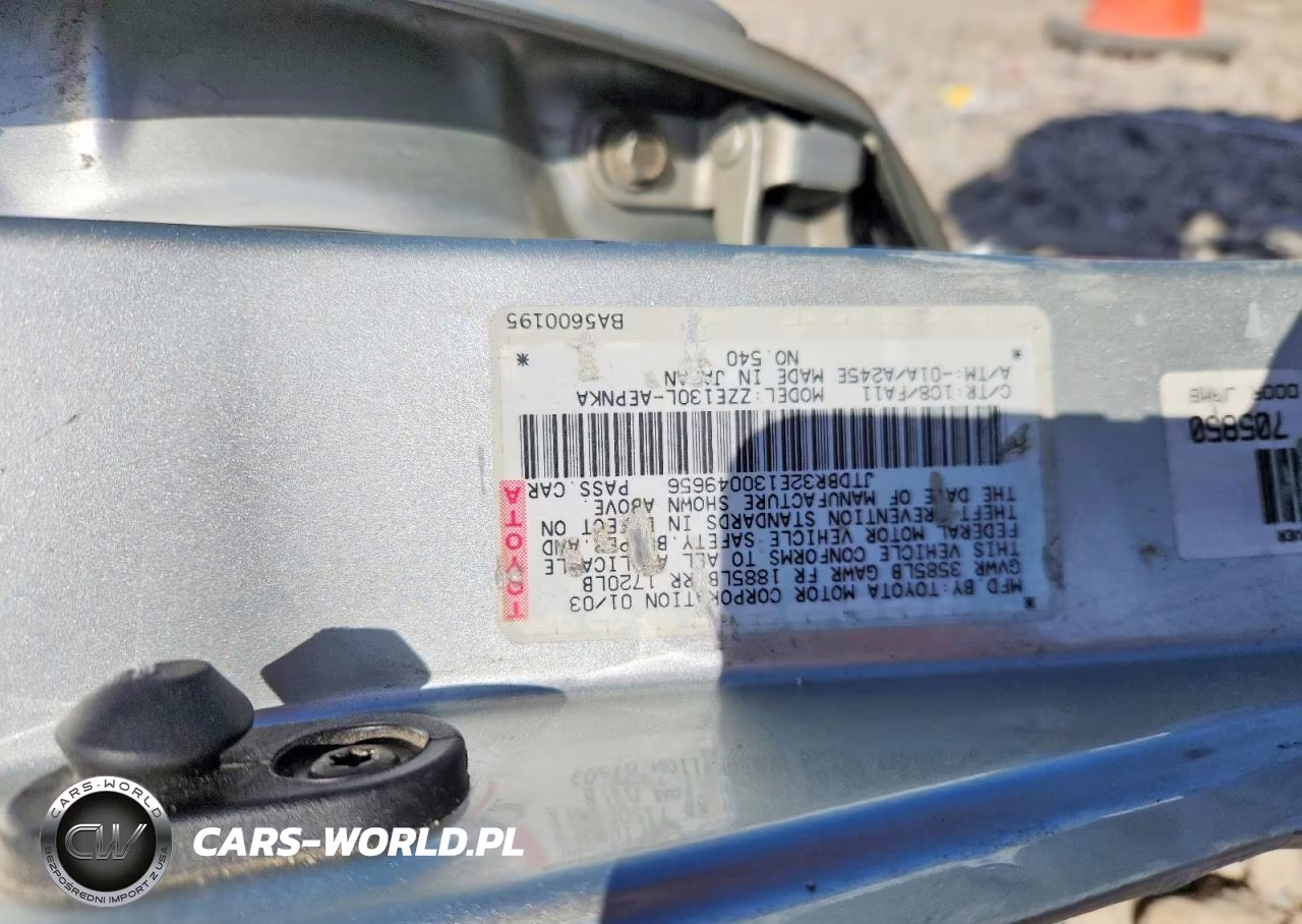 2003 Toyota Corolla Le VIN:JTDBR32E130049656 - 13