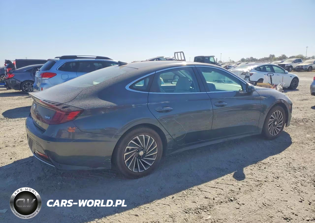 2021 Hyundai Sonata Hybrid Sel VIN:KMHL34JJ0MA032719 - 3