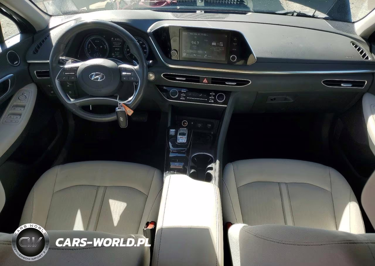 2021 Hyundai Sonata Hybrid Sel VIN:KMHL34JJ0MA032719 - 8