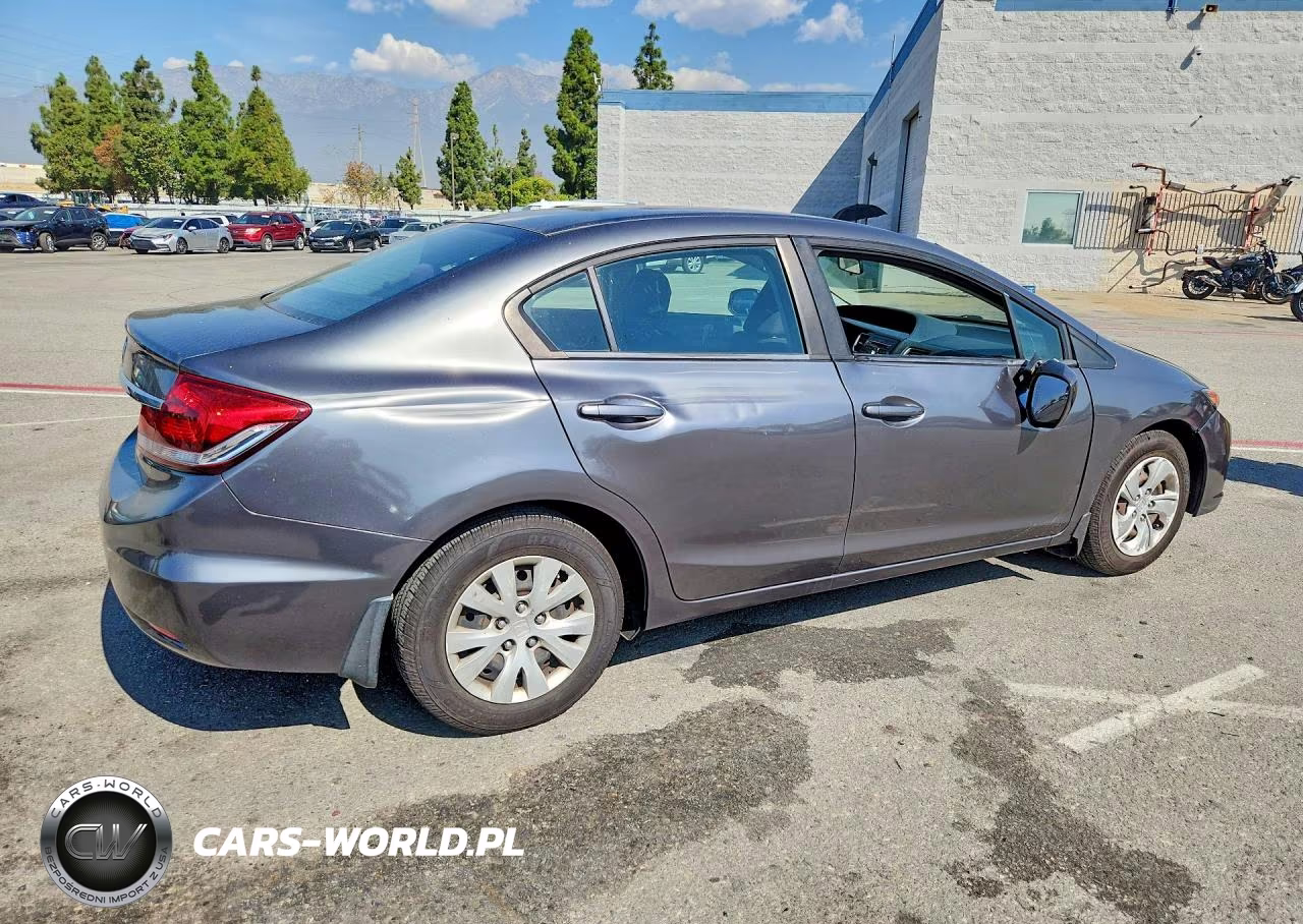 2013 Honda Civic Lx VIN:19XFB2F50DE270751 - 3