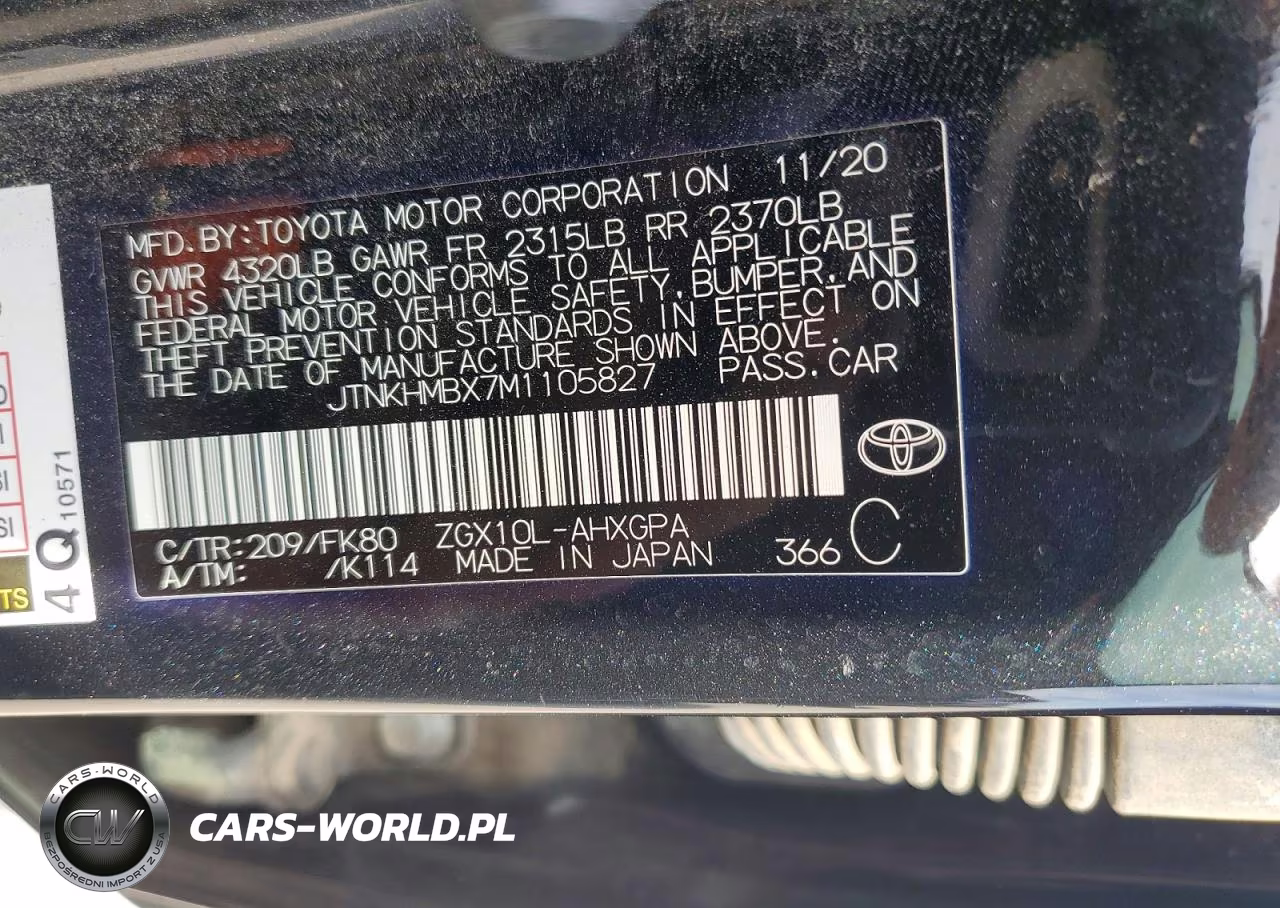 2021 Toyota C-Hr Xle VIN:JTNKHMBX7M1105827 - 13