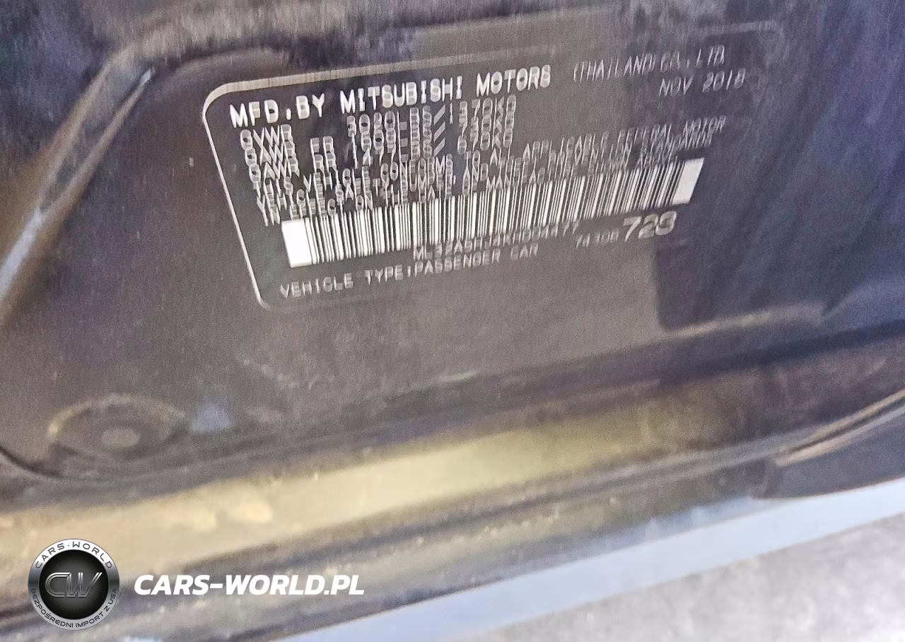 2019 Mitsubishi Mirage Le VIN:ML32A5HJ4KH004477 - 12