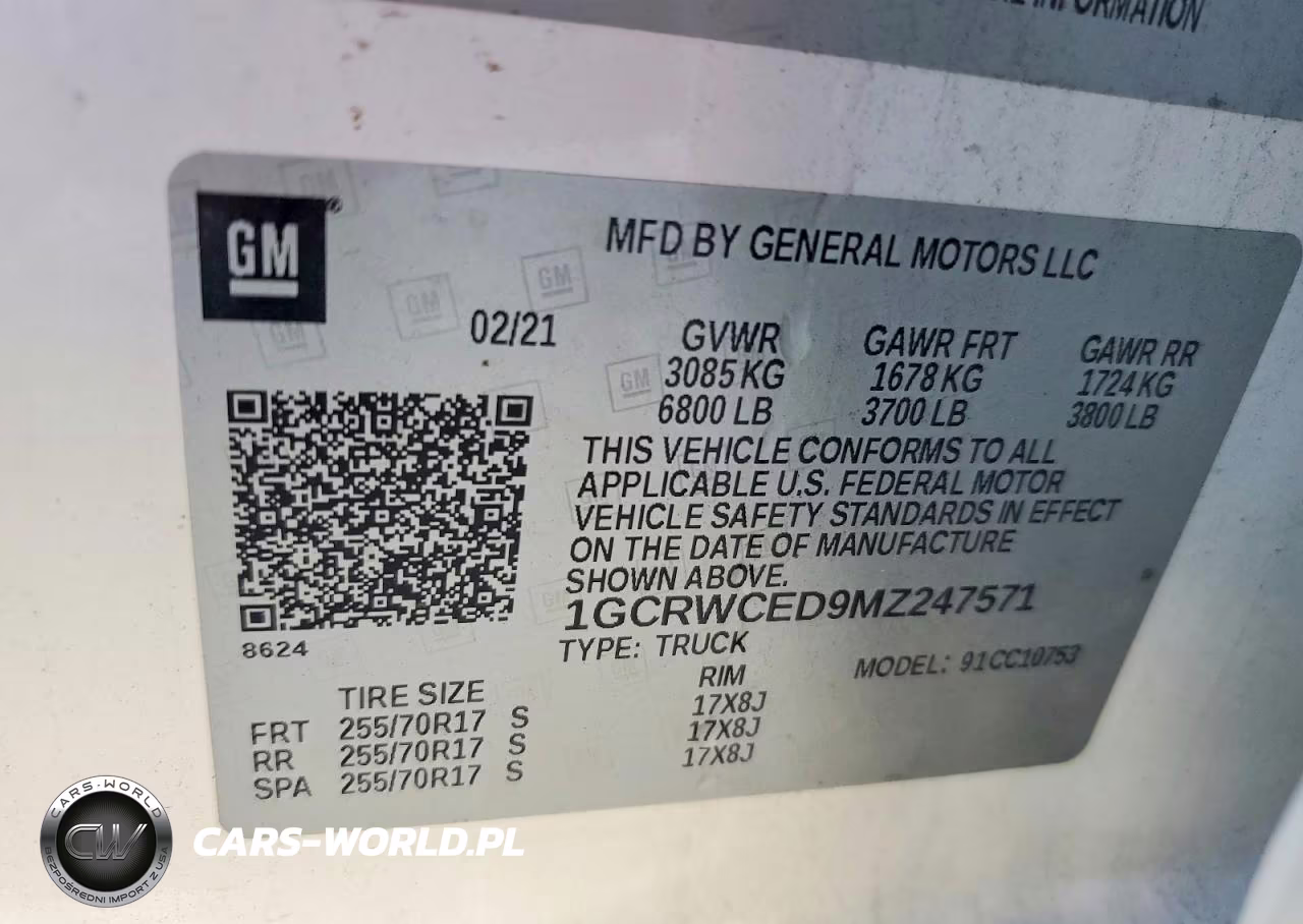 2021 Chevrolet Silverado C1500 Lt VIN:1GCRWCED9MZ247571 - 12