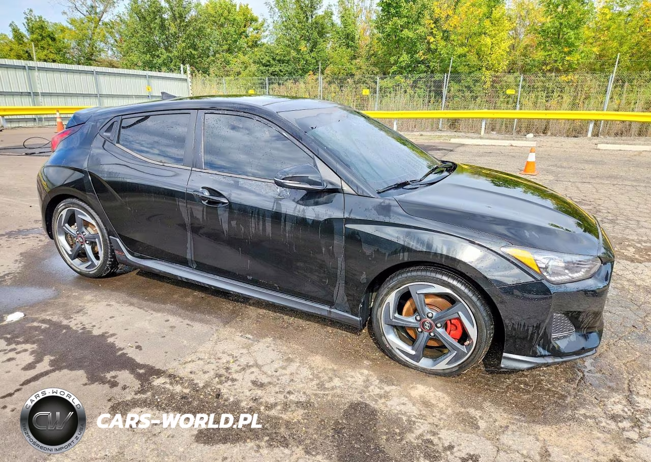 2019 Hyundai Veloster Turbo 1.6T VIN:KMHTH6AB8KU012414 - 4