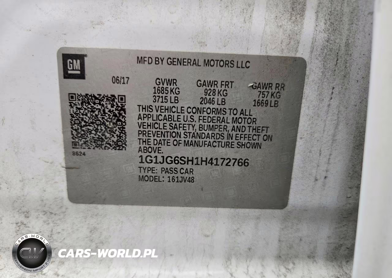 2017 Chevrolet Sonic VIN:1G1JG6SH1H4172766 - 12