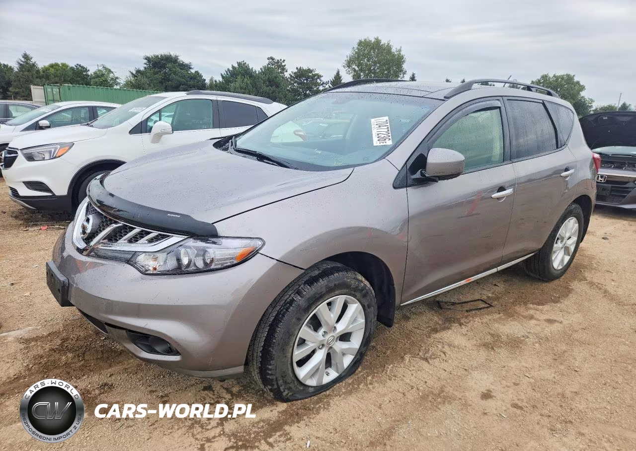 2012 Nissan Murano S VIN:JN8AZ1MW7CW232082 - 1