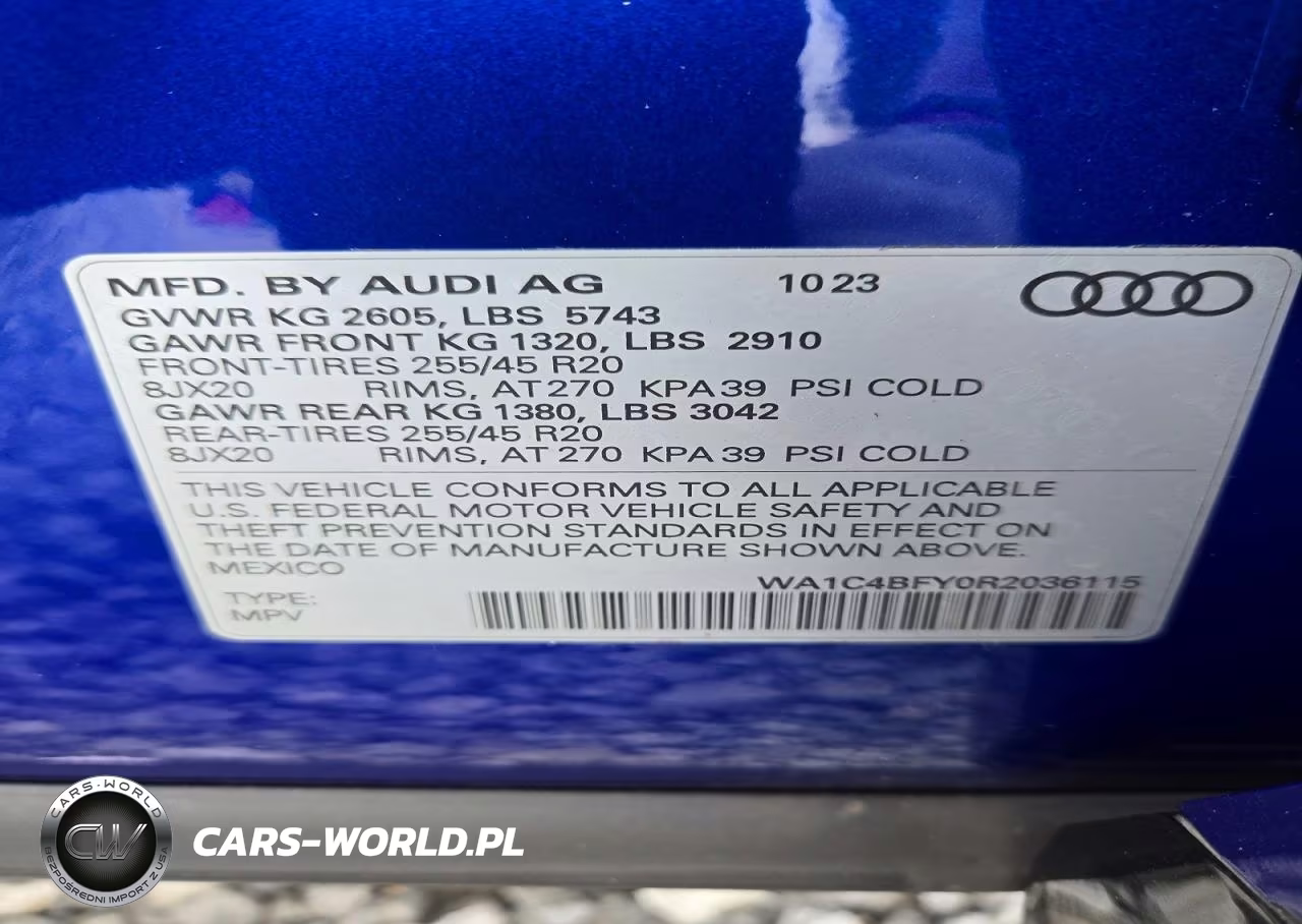 2024 Audi Sq5 Prestige VIN:WA1C4BFY0R2036115 - 13
