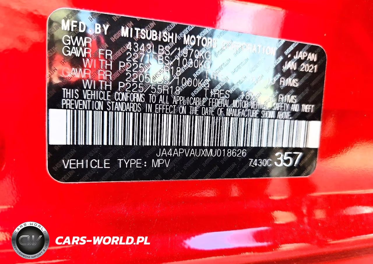 2021 Mitsubishi Outlander Sport Se VIN:JA4APVAUXMU018626 - 12