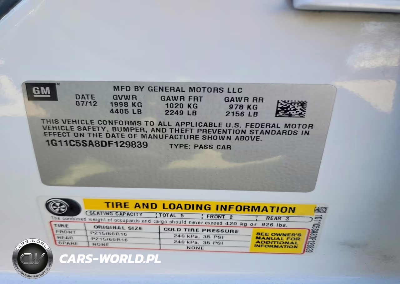 2013 Chevrolet Malibu 1Lt VIN:1G11C5SA8DF129839 - 12