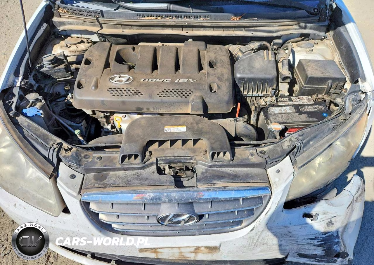 2007 Hyundai Elantra Gls VIN:KMHDU46D67U141497 - 11