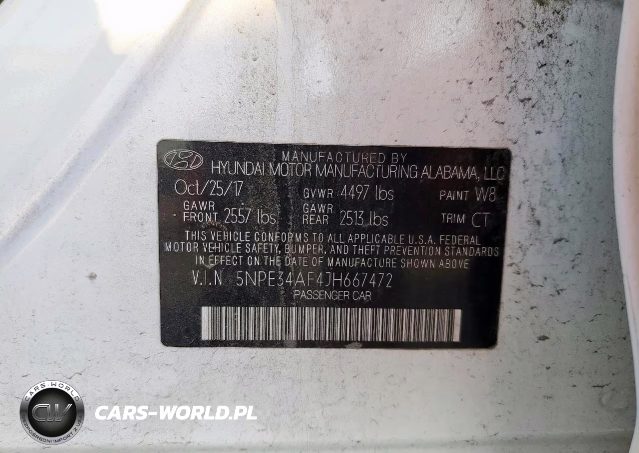 2018 Hyundai Sonata Sport VIN:5NPE34AF4JH667472 - 12