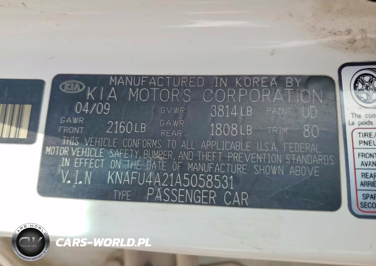 2010 Kia Forte Ex VIN:KNAFU4A21A5058531 - 12