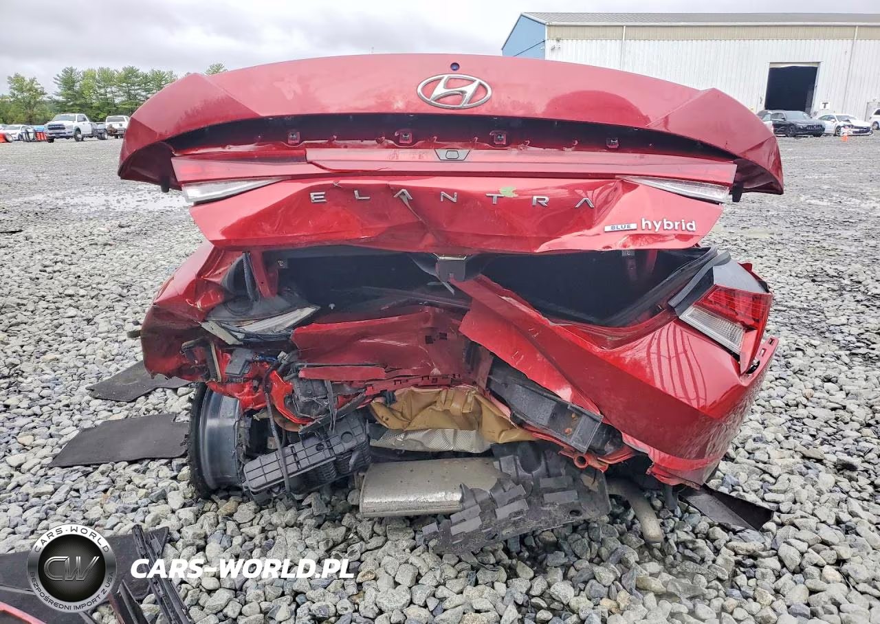 2023 Hyundai Elantra Hybrid Blue VIN:KMHLM4AJ9PU086407 - 6