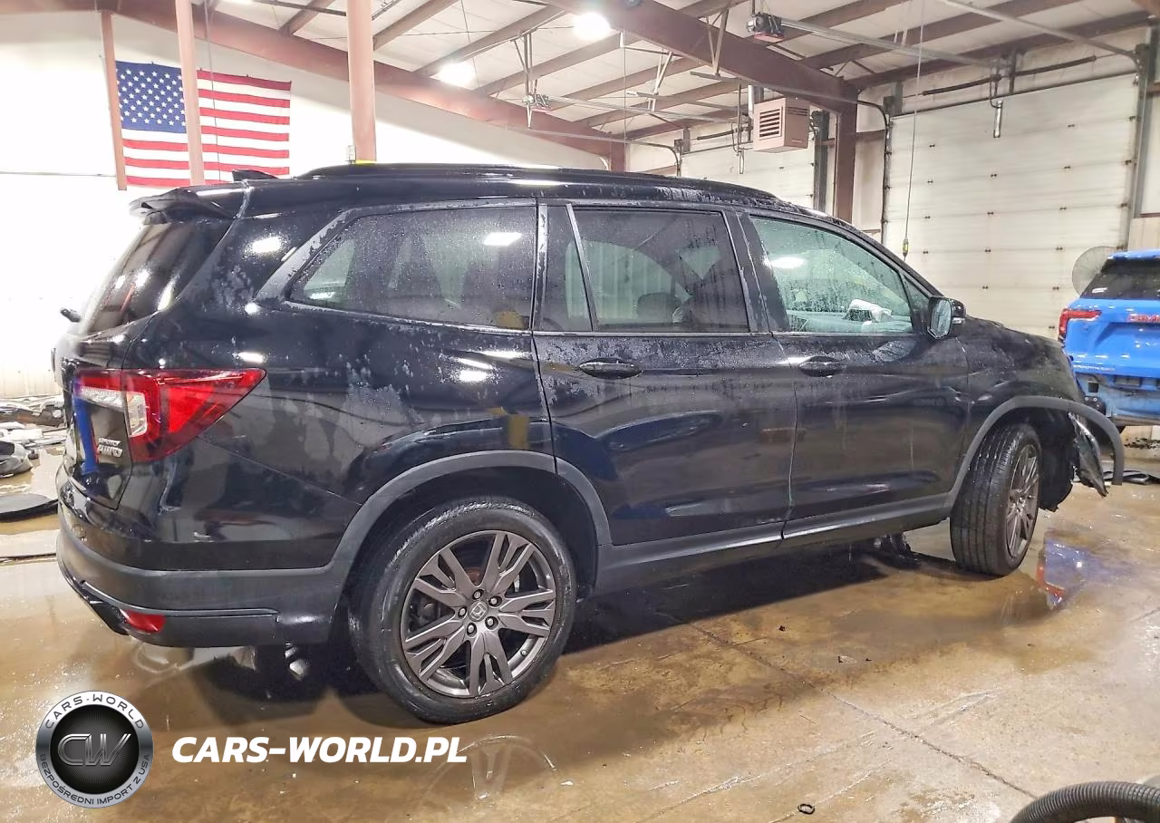 2022 Honda Pilot Sport VIN:5FNYF6H30NB053924 - 3