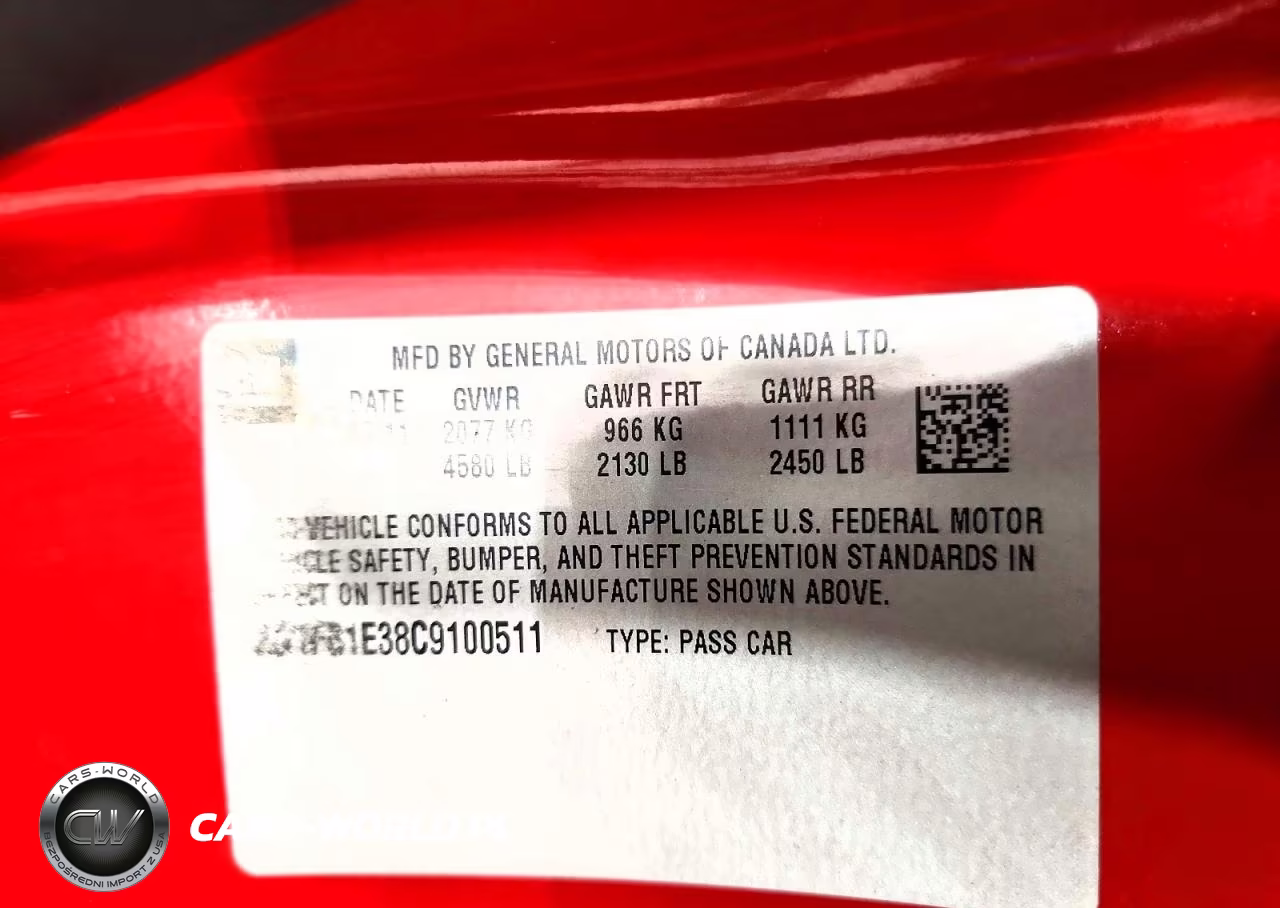 2012 Chevrolet Camaro Lt VIN:2G1FB1E38C9100511 - 13
