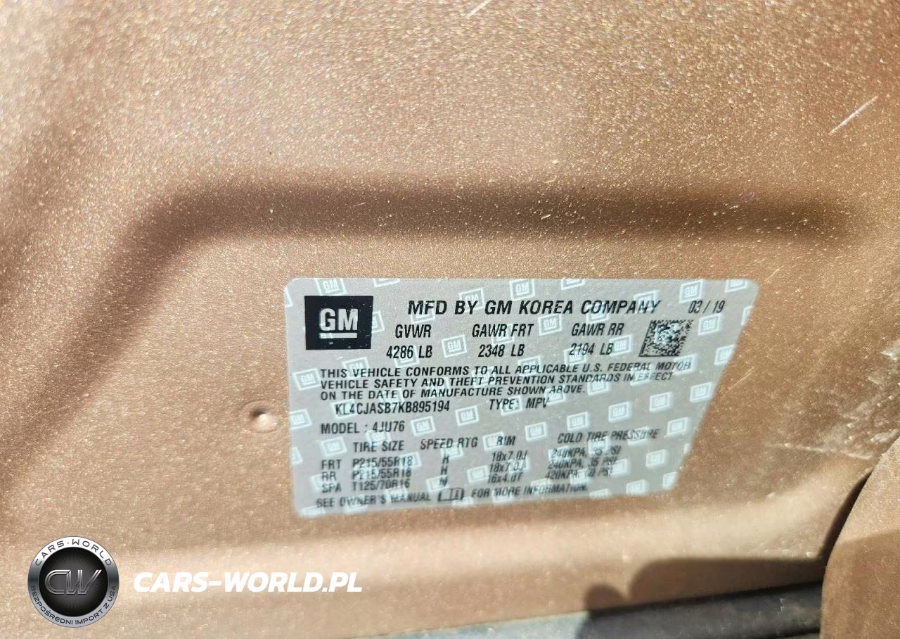 2019 Buick Encore Preferred VIN:KL4CJASB7KB895194 - 12