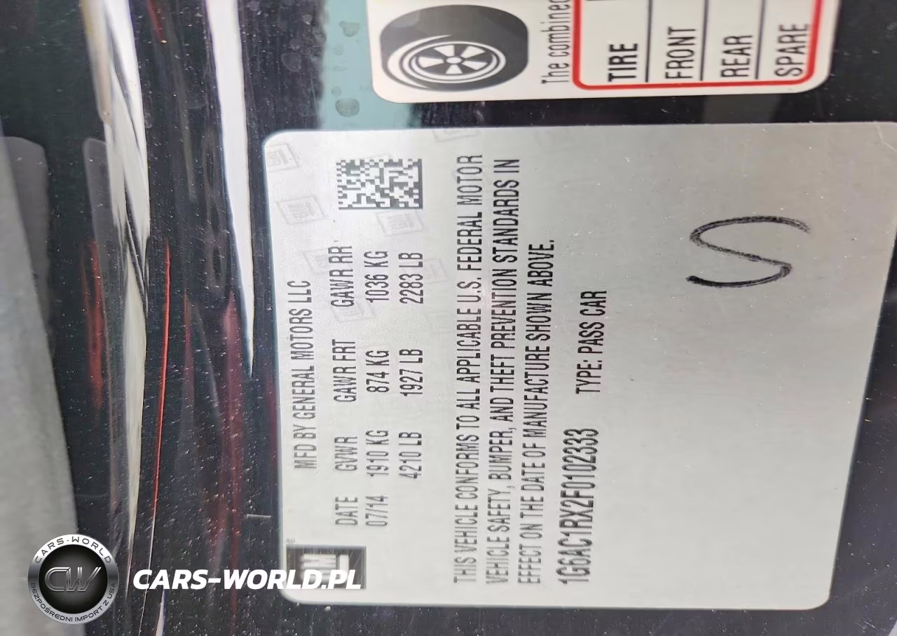 2015 Cadillac Ats Performance VIN:1G6AC1RX2F0102333 - 12