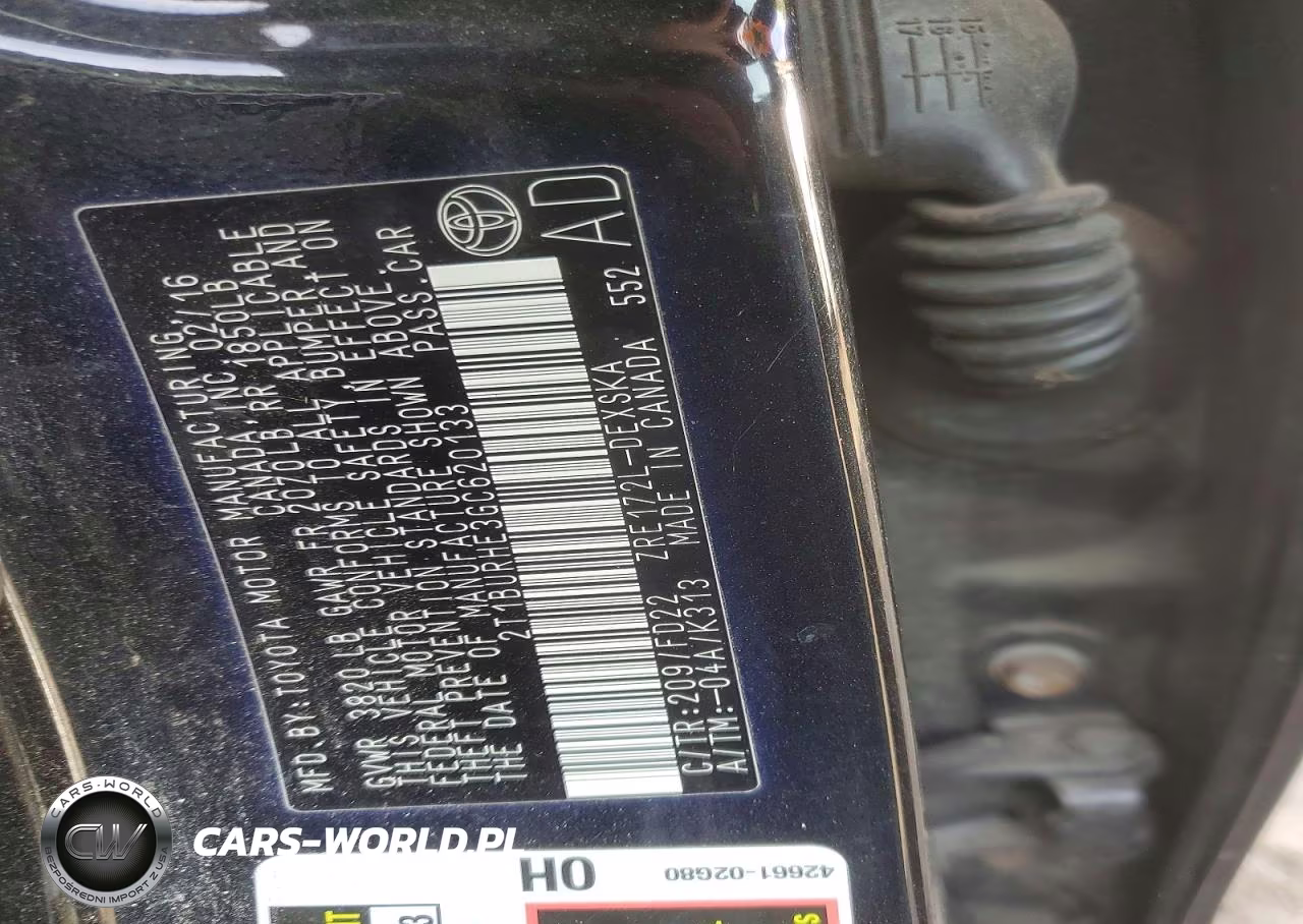 2016 Toyota Corolla S Plus VIN:2T1BURHE3GC620133 - 12