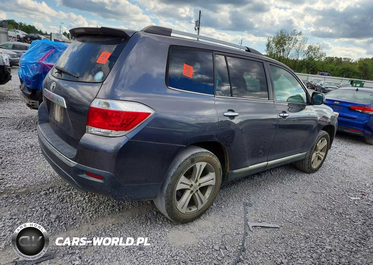 2012 Toyota Highlander Limited VIN:5TDYK3EH1CS070069 - 3