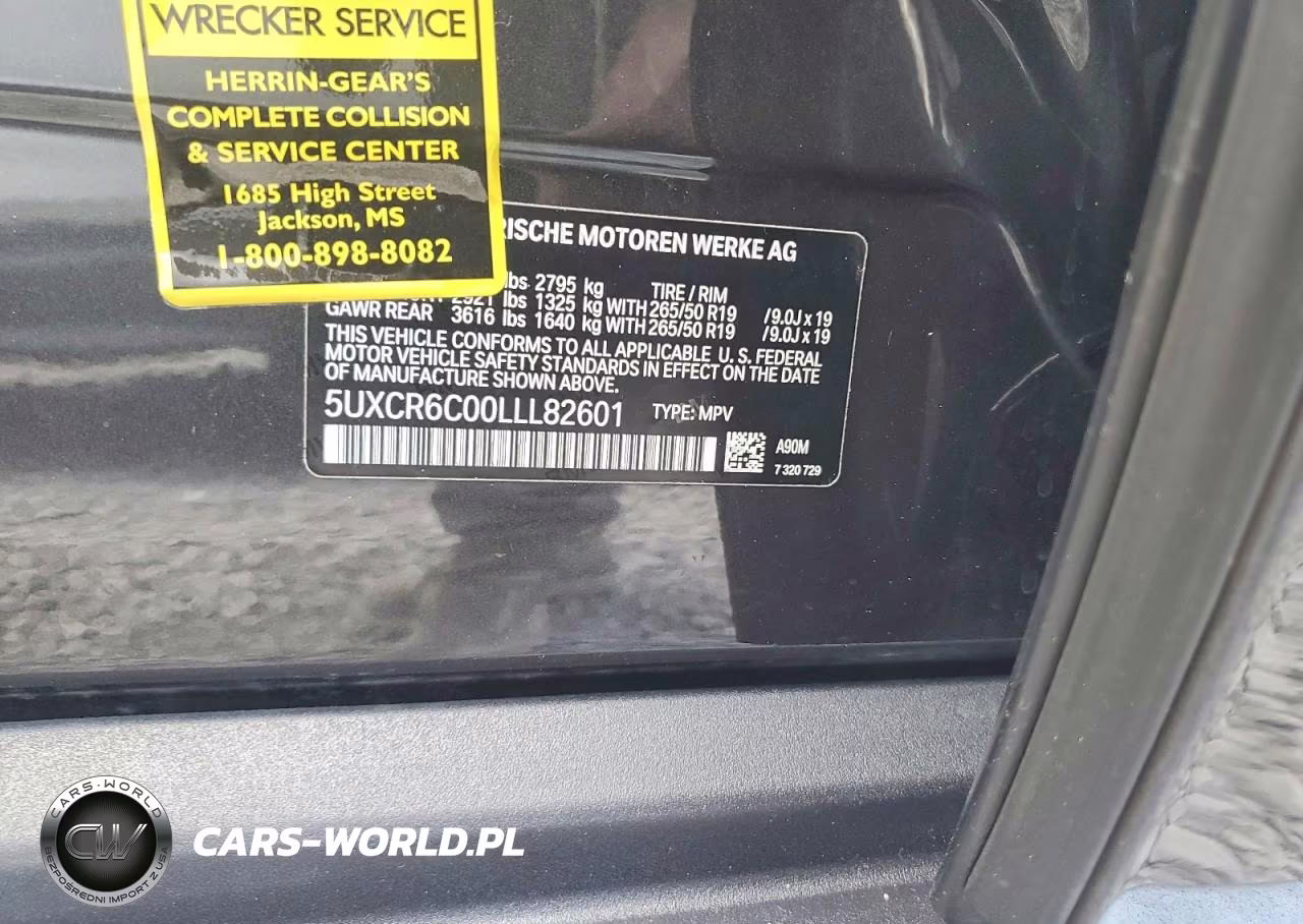 2020 BMW X5 xDrive40I VIN:5UXCR6C00LLL82601 - 13