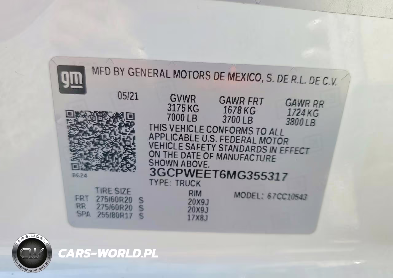 2021 Chevrolet Silverado C1500 Ltz VIN:3GCPWEET6MG355317 - 13