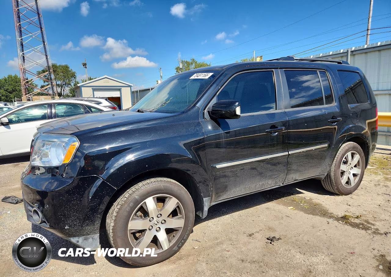 2012 Honda Pilot Touring VIN:5FNYF4H92CB016315 - 1