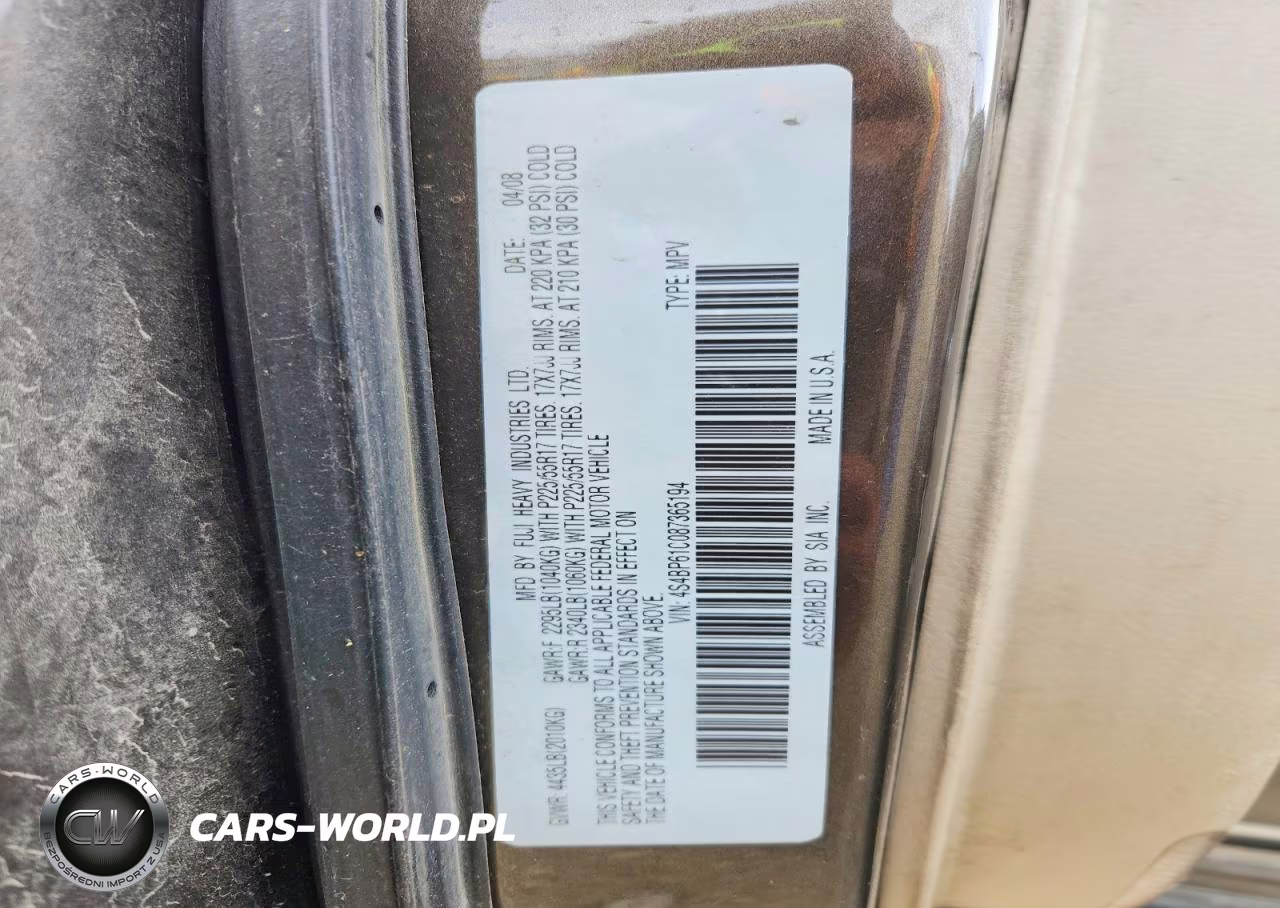 2008 Subaru Outback 2.5I VIN:4S4BP61C087365194 - 12