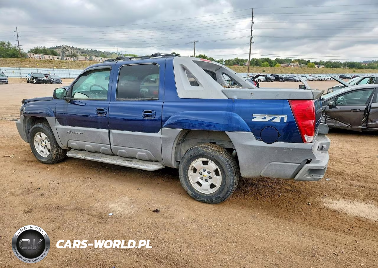 2002 Chevrolet Avalanche K1500 VIN:3GNEK13T62G346149 - 2