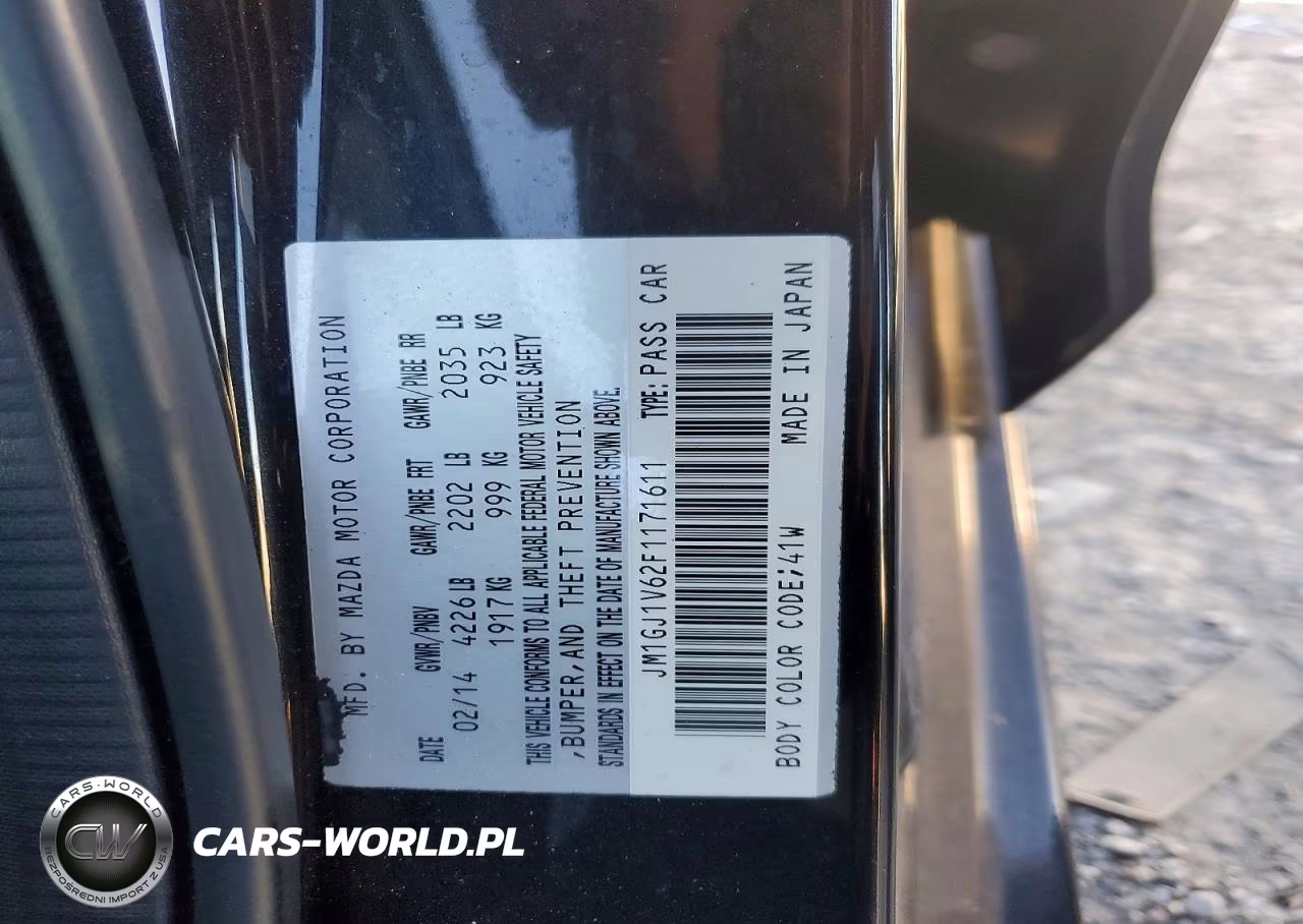 2015 Mazda 6 Touring VIN:JM1GJ1V62F1171611 - 12