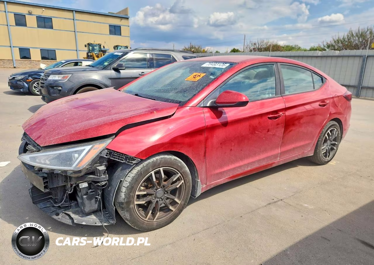 2019 Hyundai Elantra Sel VIN:5NPD84LFXKH480703 - 1