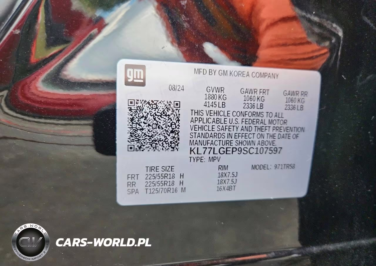 2025 Chevrolet Trax 1Rs VIN:KL77LGEP9SC107597 - 13