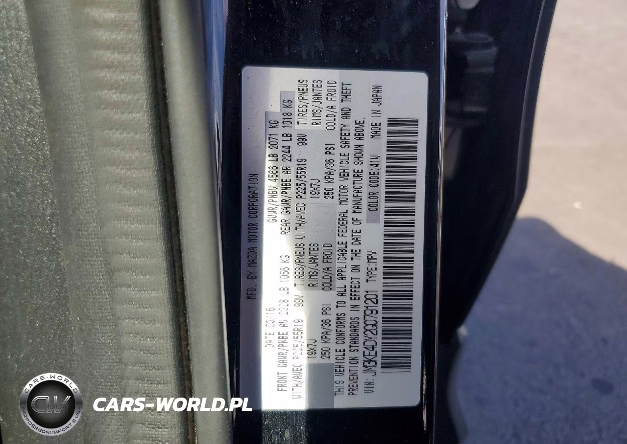 2016 Mazda Cx-5 Gt VIN:JM3KE4DY2G0791201 - 13