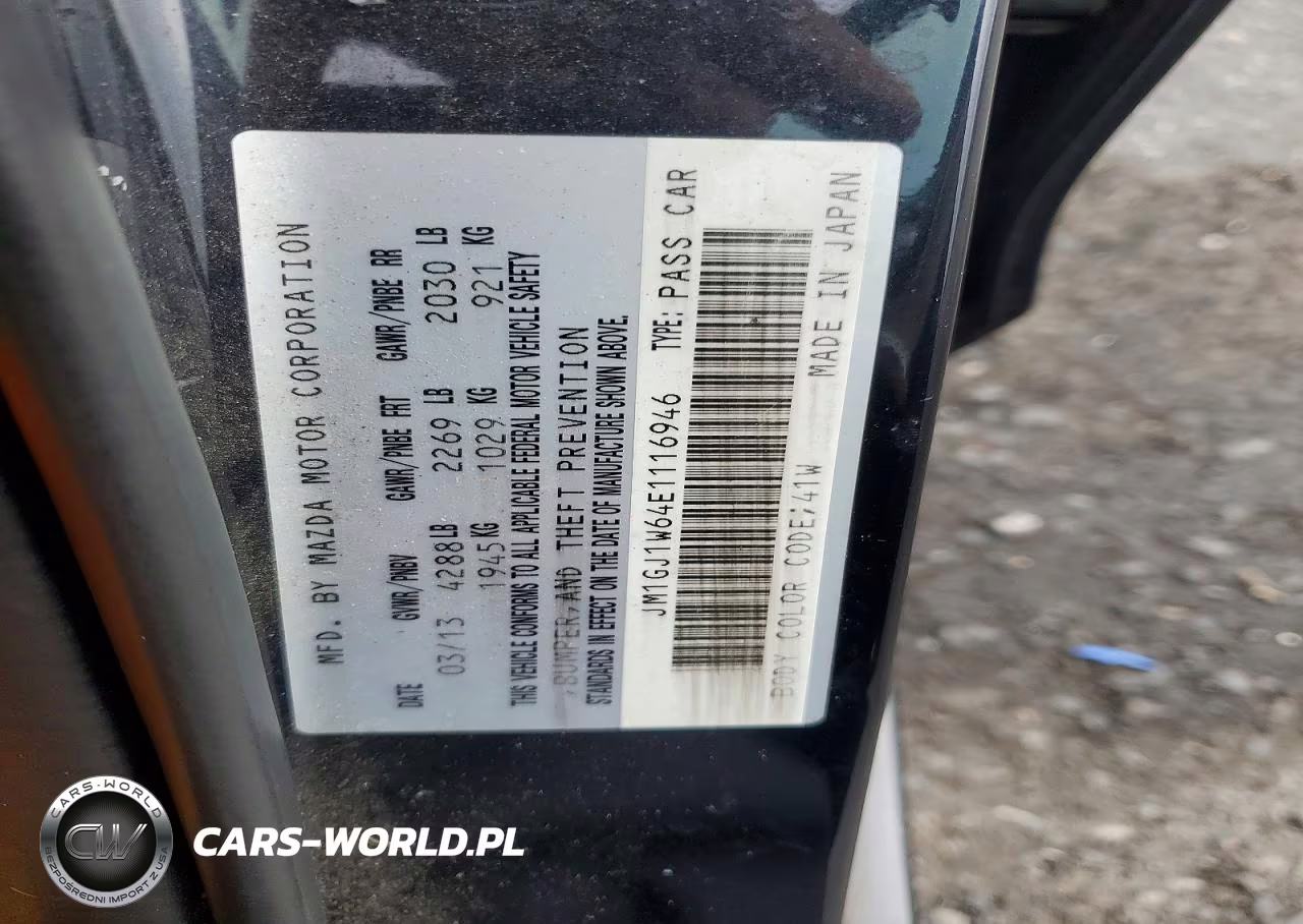 2014 Mazda 6 Grand Touring VIN:JM1GJ1W64E1116946 - 12