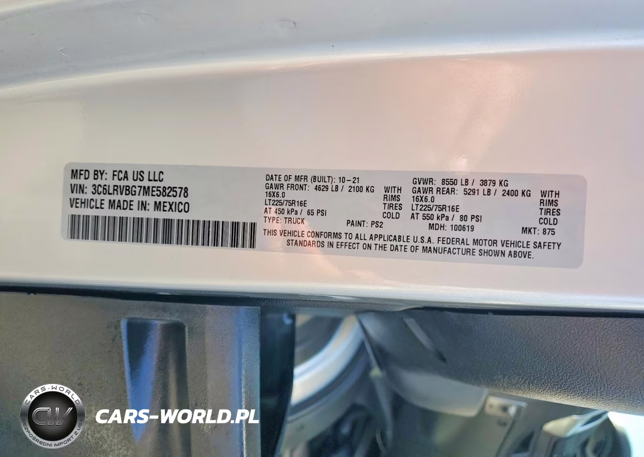 2023 Thor Motor Coach Rize VIN:3C6LRVBG7ME582578 - 10