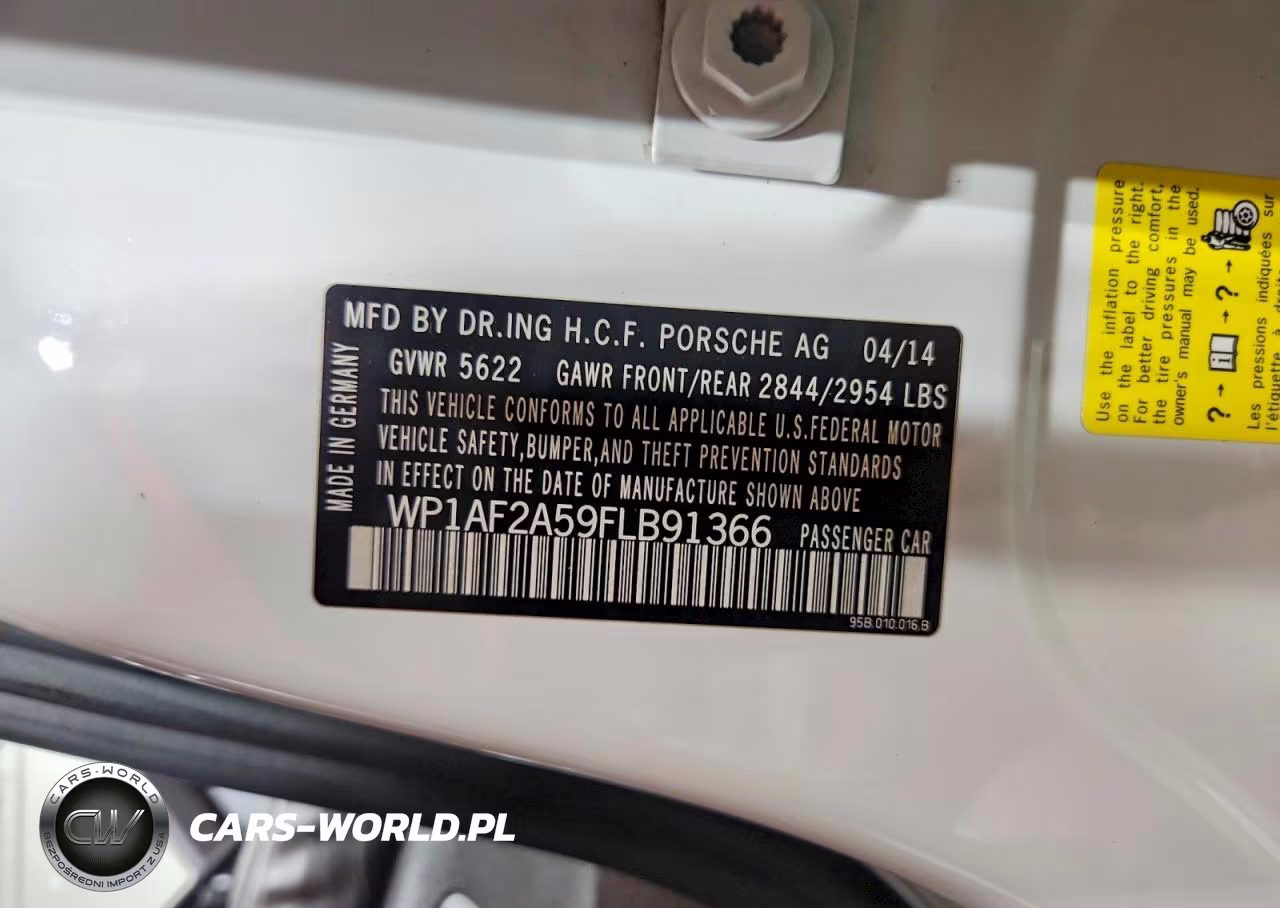 2015 Porsche Macan Turbo VIN:WP1AF2A59FLB91366 - 13